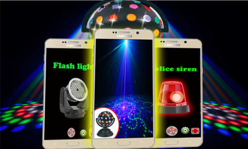 اسکرین شات برنامه Disco Light: Flashlight Color Light 3