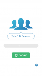 اسکرین شات برنامه MCBackup - My Contacts Backup 1