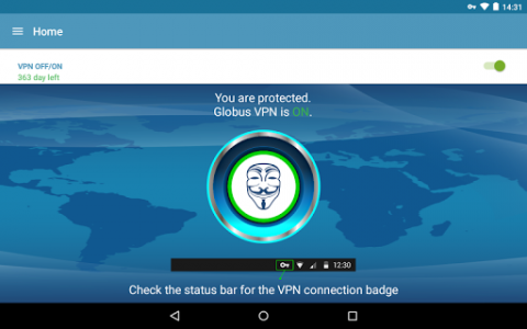 اسکرین شات برنامه VPN+TOR+Cloud VPN Globus Pro! 5