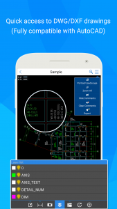 اسکرین شات 1 برنامه CAD Reader-View & Measure DWG