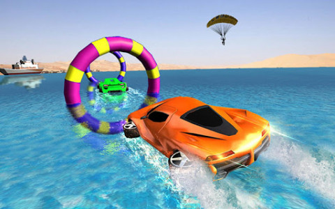 اسکرین شات برنامه Water Surfing Stunts Game 6