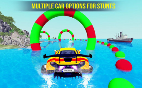 اسکرین شات برنامه Water Surfing Stunts Game 1
