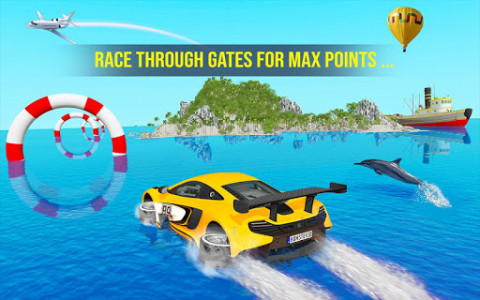 اسکرین شات برنامه Water Surfing Stunts Game 2