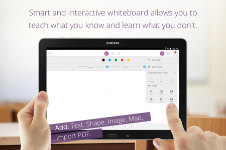 اسکرین شات برنامه Clapp - Interactive Whiteboard 5