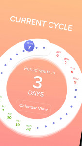 اسکرین شات برنامه Glow Eve Period Tracker 2