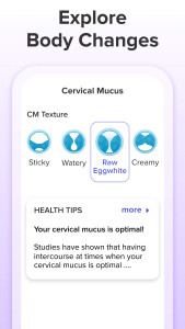 اسکرین شات 4 برنامه Period Tracker App | Eve Glow