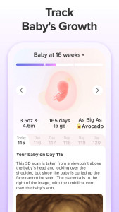 اسکرین شات 4 برنامه Pregnancy Tracker App | Glow