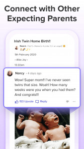 اسکرین شات 7 برنامه Pregnancy Tracker App | Glow