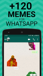 اسکرین شات برنامه Meme Stickers for WhatsApp 1