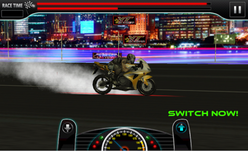اسکرین شات بازی Drag Race : Heavy Bike Version 5