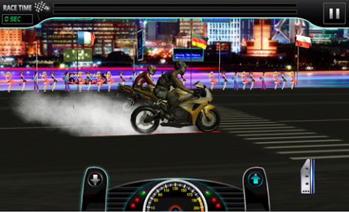 اسکرین شات بازی Drag Race : Heavy Bike Version 8