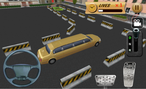 اسکرین شات بازی Celebrity limo Parking 3D 7