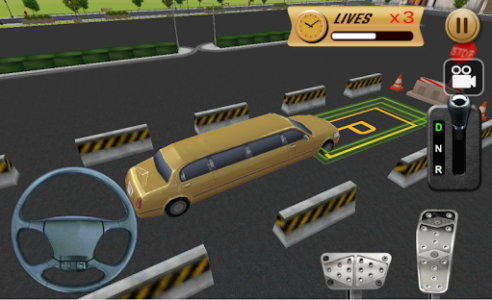 اسکرین شات بازی Celebrity limo Parking 3D 8