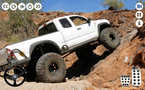 اسکرین شات 2 بازی 4x4 Pickup Truck Driving Game