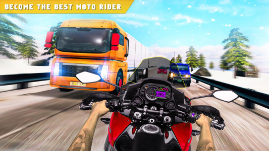 اسکرین شات بازی Highway Traffic Bike Race Moto 1
