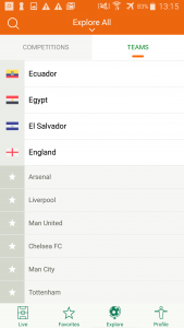 اسکرین شات برنامه Futbol24 soccer livescore app 6