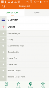 اسکرین شات برنامه Futbol24 soccer livescore app 3