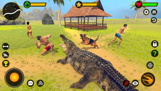 اسکرین شات بازی Crocodile Games Animal Hunting 2