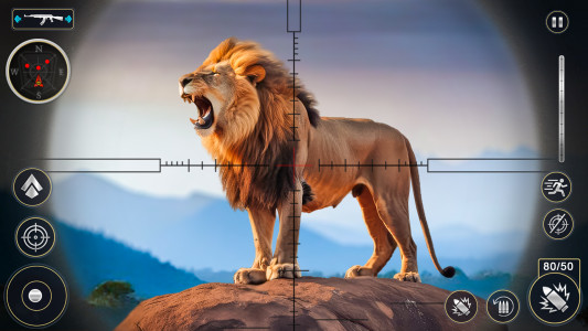 اسکرین شات بازی Lion Games - Sniper Hunting 1