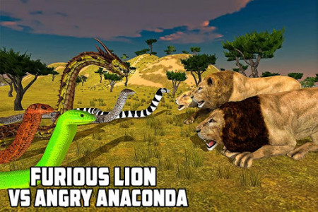 اسکرین شات بازی Furious Lion Vs Angry Anaconda Snake 5