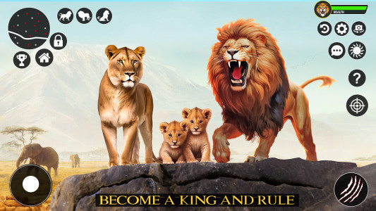 اسکرین شات برنامه Ultimate Lion Simulator Game 3