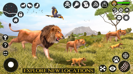اسکرین شات برنامه Ultimate Lion Simulator Game 2