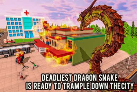 اسکرین شات بازی Furious Anaconda Dragon Snake City Rampage 5