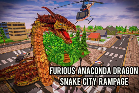 اسکرین شات بازی Furious Anaconda Dragon Snake City Rampage 8