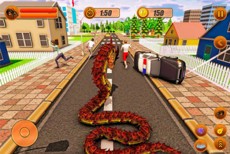اسکرین شات بازی Furious Anaconda Dragon Snake City Rampage 6