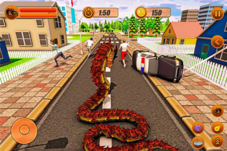 اسکرین شات بازی Furious Anaconda Dragon Snake City Rampage 2