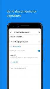 اسکرین شات برنامه Sign and Fill Docs: Signeasy 4