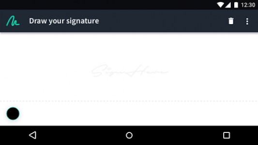 اسکرین شات برنامه Just Sign : Create your signature 3