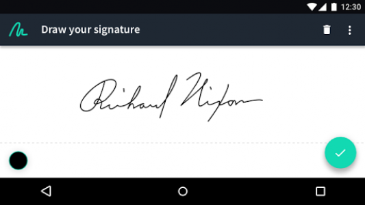 اسکرین شات برنامه Just Sign : Create your signature 2