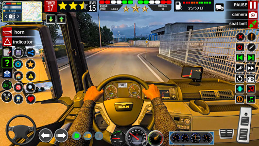 اسکرین شات 1 بازی Euro Truck: Army Truck Driving