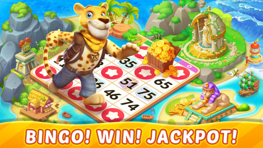 اسکرین شات 1 بازی Bingo Aloha-Bingo tour at home