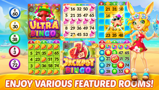 اسکرین شات 2 بازی Bingo Aloha-Bingo tour at home