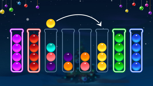 اسکرین شات بازی Bubble Sort Color Puzzle 1