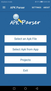 اسکرین شات برنامه APK Parser 1