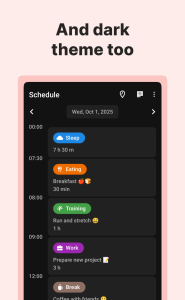 اسکرین شات 8 برنامه TimeTune - Schedule Planner