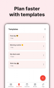 اسکرین شات 2 برنامه TimeTune - Schedule Planner