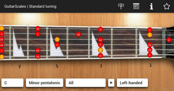 اسکرین شات برنامه GuitarScales 6