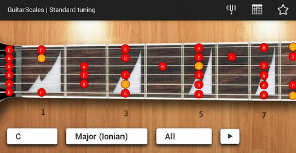 اسکرین شات برنامه GuitarScales 1
