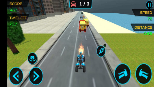 اسکرین شات بازی بازی موتور چهارچرخ پلیس جنگی 2