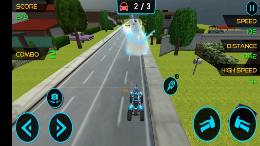 اسکرین شات بازی بازی موتور چهارچرخ پلیس جنگی 5