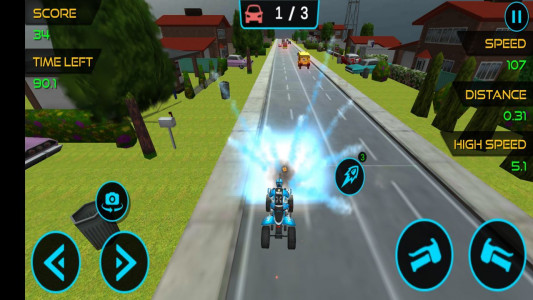 اسکرین شات بازی بازی موتور چهارچرخ پلیس جنگی 8