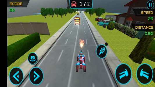 اسکرین شات بازی بازی موتور چهارچرخ پلیس جنگی 7