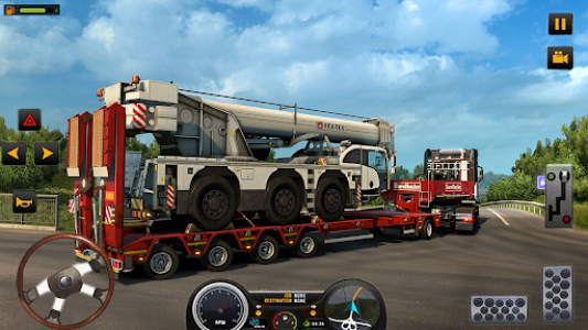 اسکرین شات برنامه US Heavy Modern Truck: Grand Driving Cargo 2021 6