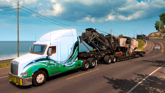 اسکرین شات برنامه US Heavy Modern Truck Driving 4