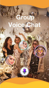 اسکرین شات برنامه Azizi - Free Group Voice Chat 1