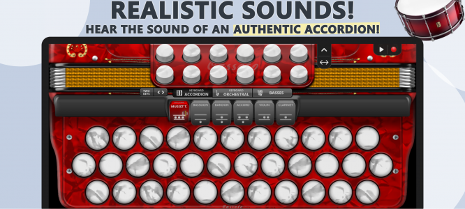 اسکرین شات برنامه Accordion Diatonic Cassoto 1